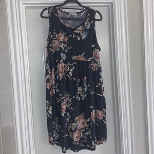 Bombom Floral Summer Dress, Size Large